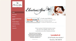 Desktop Screenshot of electraspa.com